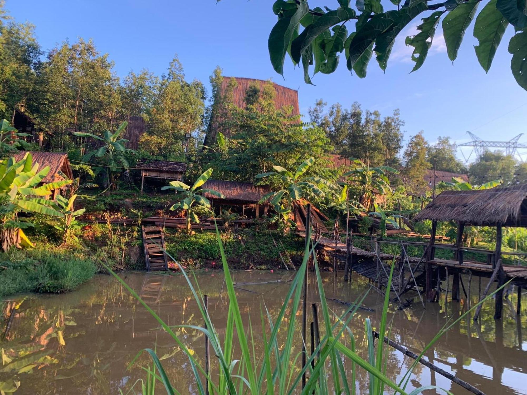 Khu Du Lich Sinh Thai, Nghi Duong Homestay Hoang Anh - Kon Xom Luh 崑嵩市 外观 照片