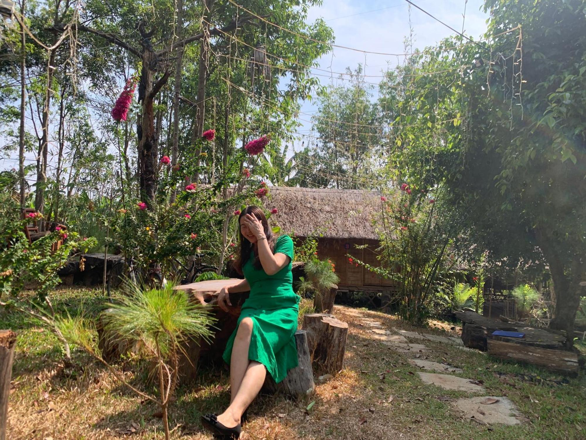 Khu Du Lich Sinh Thai, Nghi Duong Homestay Hoang Anh - Kon Xom Luh 崑嵩市 外观 照片