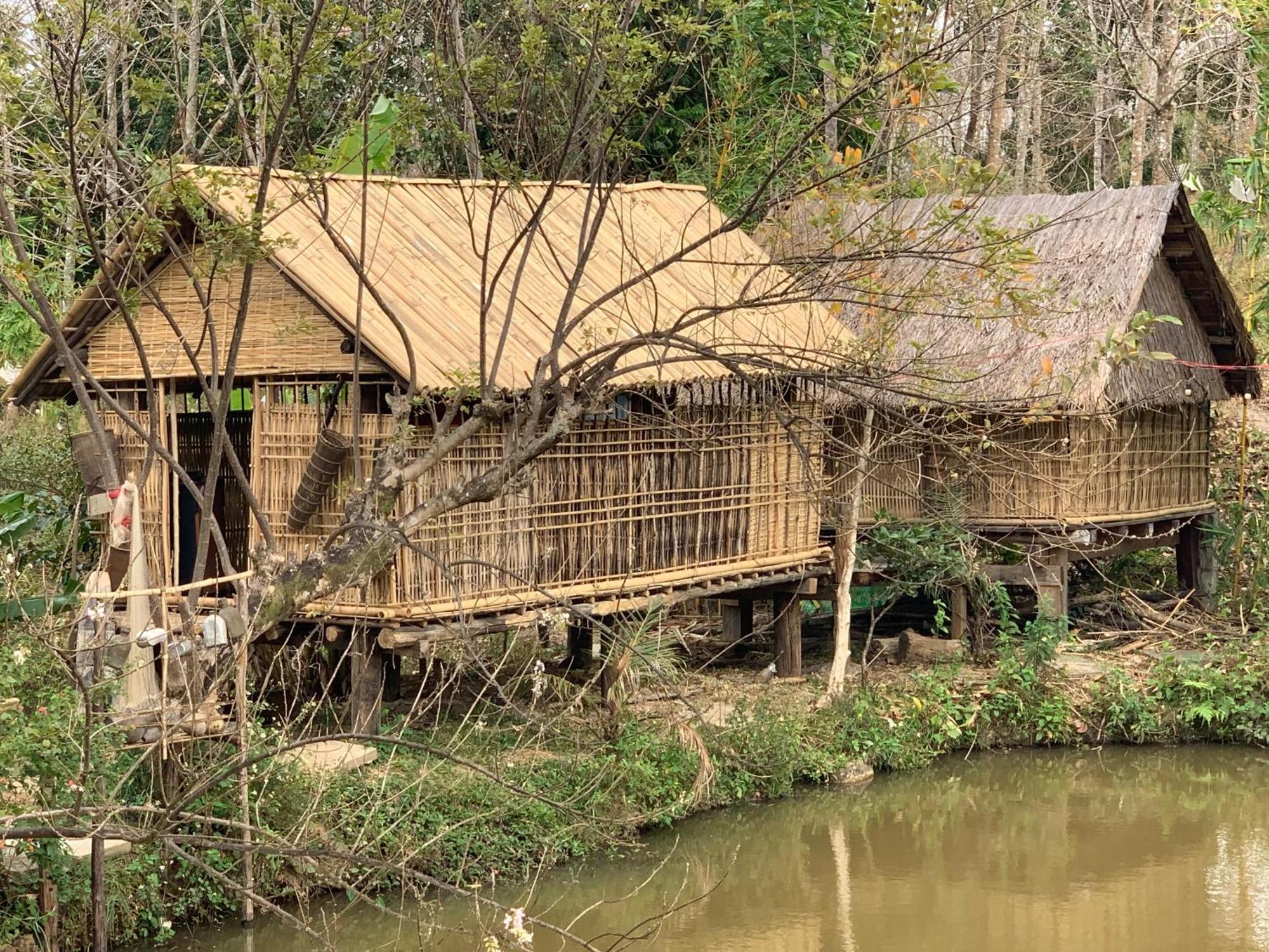 Khu Du Lich Sinh Thai, Nghi Duong Homestay Hoang Anh - Kon Xom Luh 崑嵩市 外观 照片